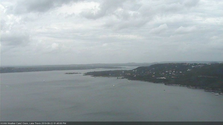 Lake Travis webcam, June 22, 2019 12:50 PM CT