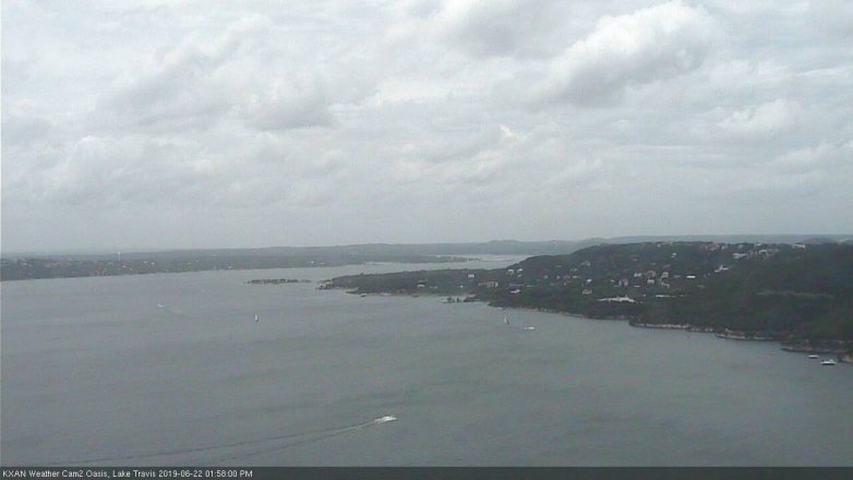 Lake Travis webcam, June 22, 2019 1:00 PM CT