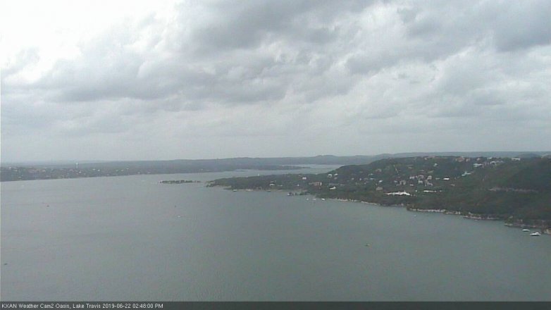 Lake Travis webcam, June 22, 2019 1:50 PM CT