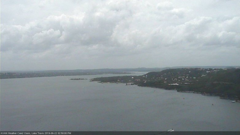 Lake Travis webcam, June 22, 2019 2:00 PM CT