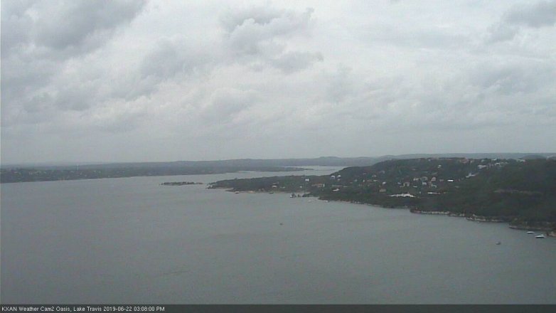 Lake Travis webcam, June 22, 2019 2:10 PM CT