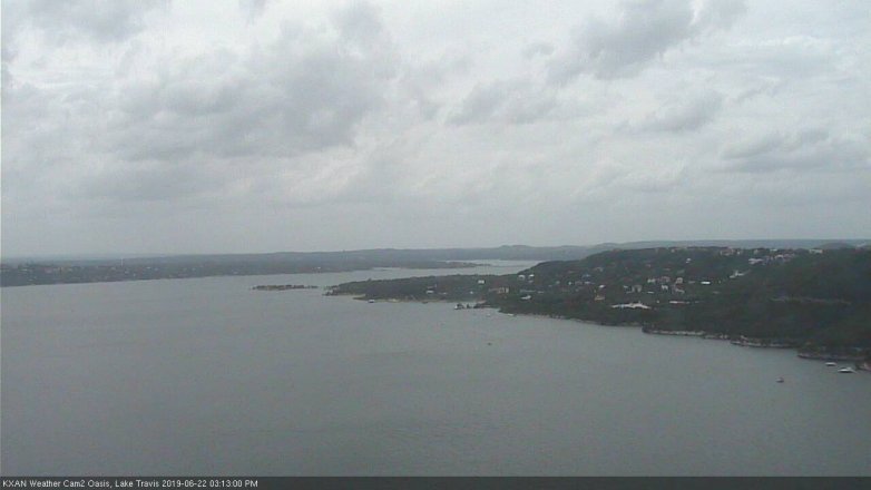 Lake Travis webcam, June 22, 2019 2:15 PM CT