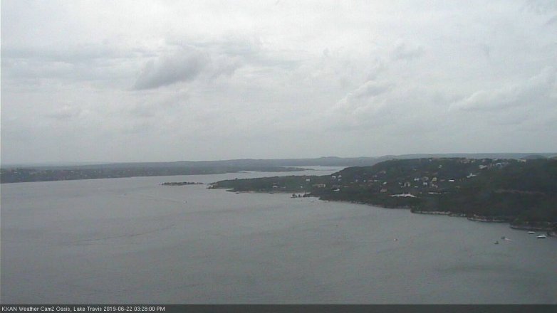Lake Travis webcam, June 22, 2019 2:30 PM CT
