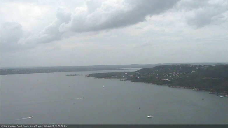 Lake Travis webcam, June 22, 2019 3:00 PM CT