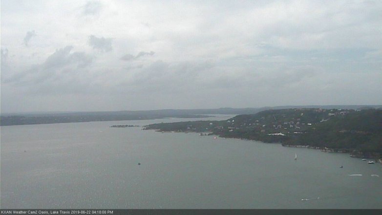 Lake Travis webcam, June 22, 2019 3:20 PM CT
