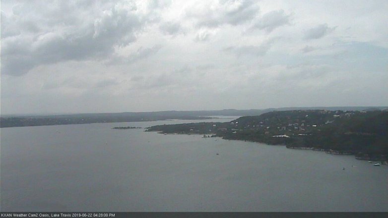 Lake Travis webcam, June 22, 2019 3:30 PM CT