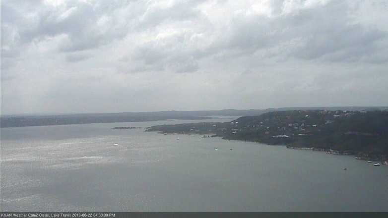 Lake Travis webcam, June 22, 2019 3:35 PM CT