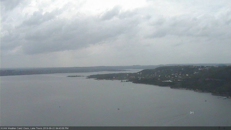 Lake Travis webcam, June 22, 2019 3:45 PM CT