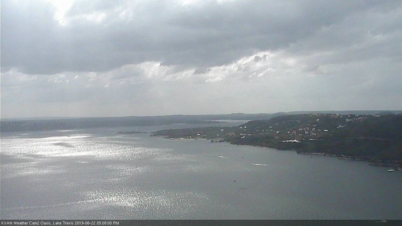 Lake Travis webcam, June 22, 2019 4:10 PM CT