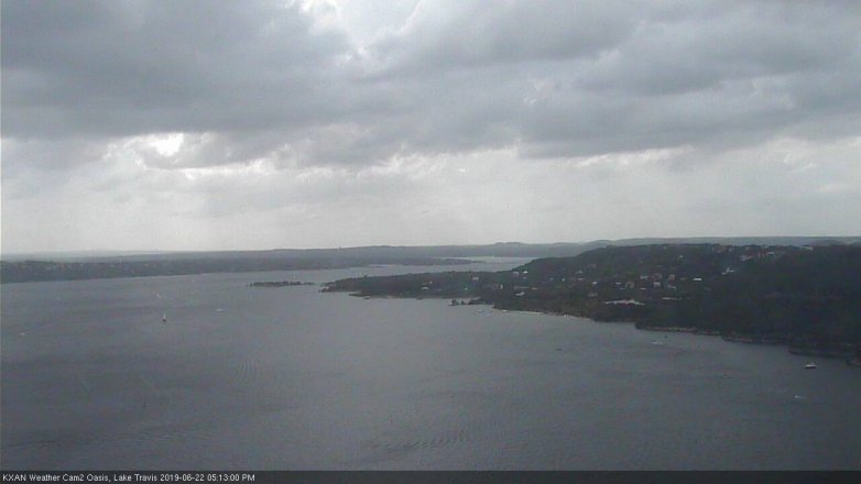 Lake Travis webcam, June 22, 2019 4:15 PM CT