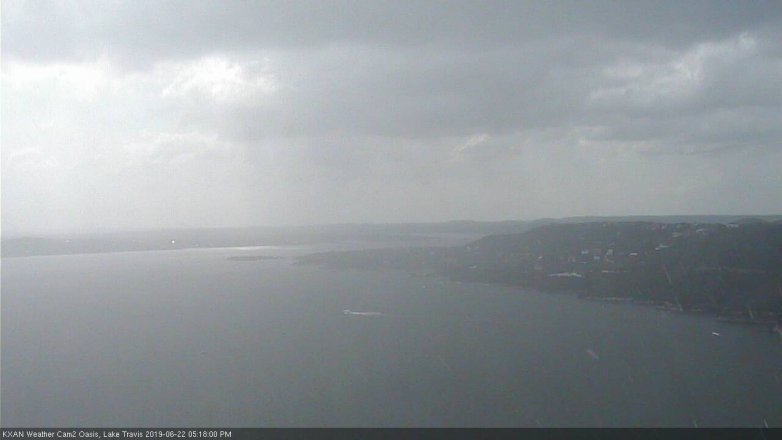 Lake Travis webcam, June 22, 2019 4:20 PM CT
