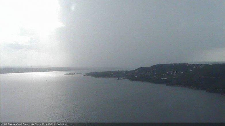 Lake Travis webcam, June 22, 2019 4:40 PM CT