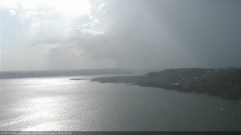 Lake Travis webcam, June 22, 2019 4:45 PM CT