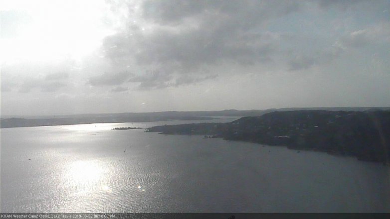 Lake Travis webcam, June 22, 2019 5:20 PM CT