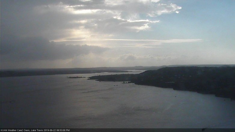 Lake Travis webcam, June 22, 2019 5:55 PM CT