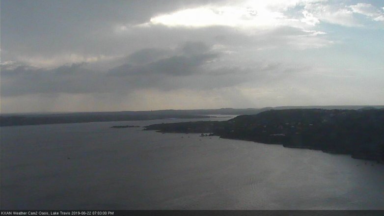 Lake Travis webcam, June 22, 2019 6:05 PM CT