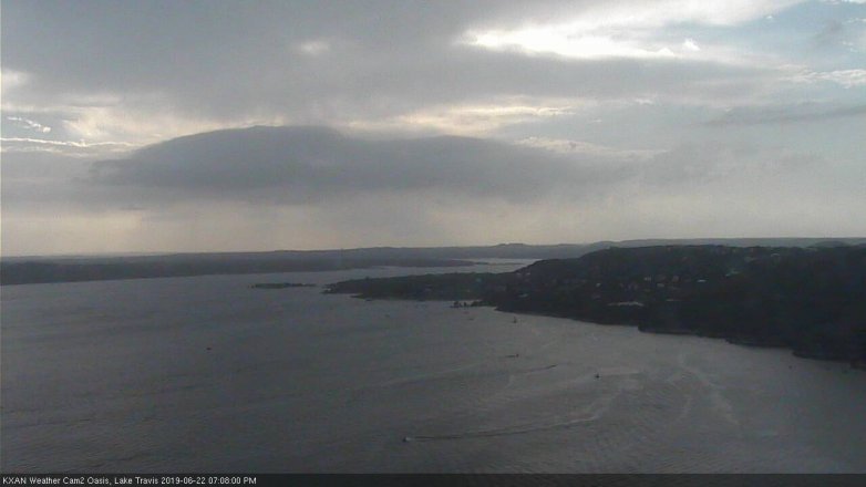 Lake Travis webcam, June 22, 2019 6:10 PM CT