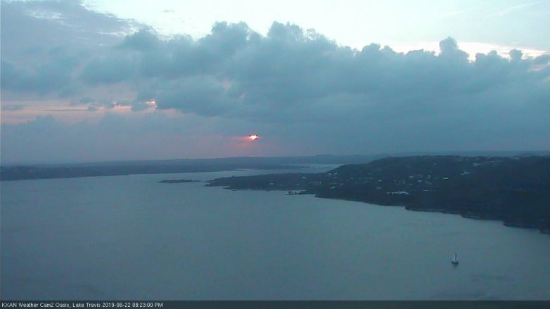 Lake Travis webcam, June 22, 2019 7:25 PM CT