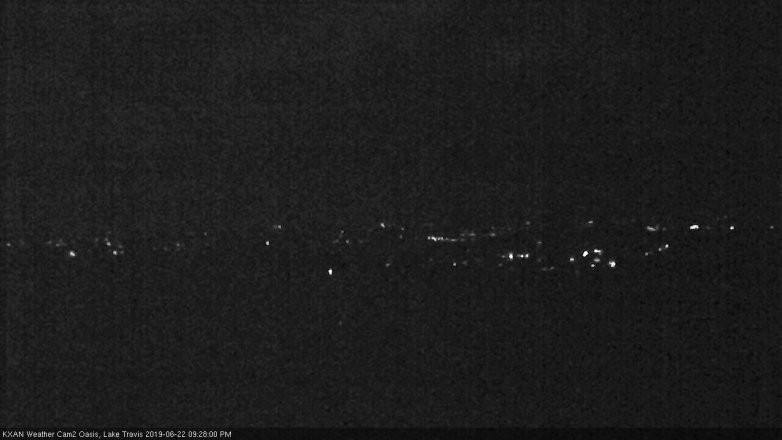 Lake Travis webcam, June 22, 2019 8:30 PM CT