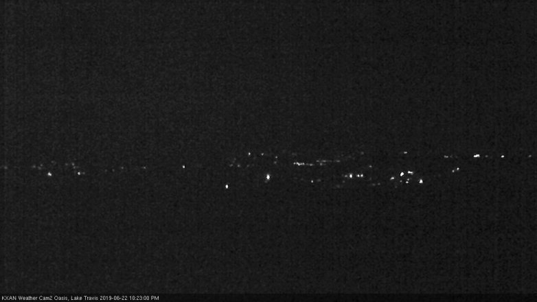 Lake Travis webcam, June 22, 2019 9:25 PM CT
