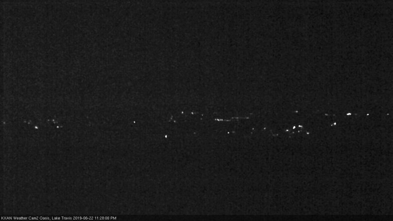 Lake Travis webcam, June 22, 2019 10:30 PM CT