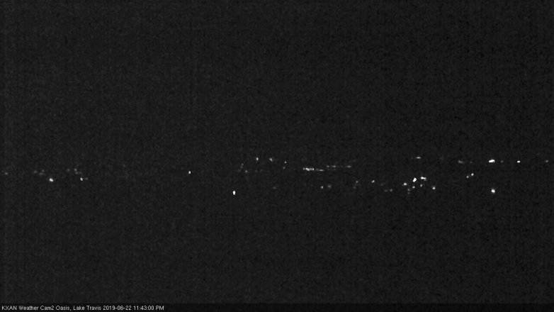 Lake Travis webcam, June 22, 2019 10:45 PM CT