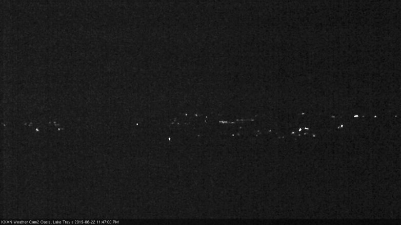 Lake Travis webcam, June 22, 2019 10:50 PM CT