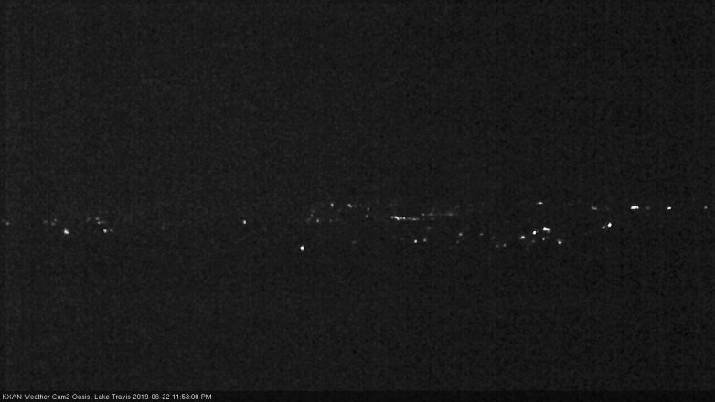 Lake Travis webcam, June 22, 2019 10:55 PM CT