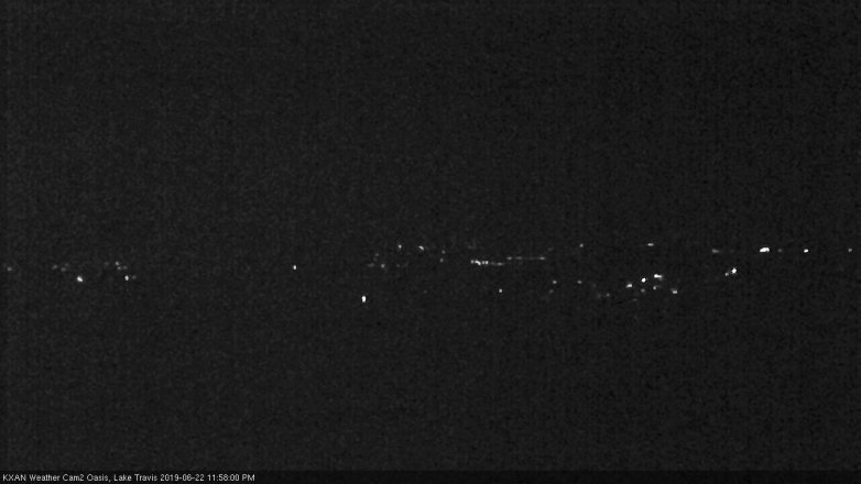 Lake Travis webcam, June 22, 2019 11:00 PM CT