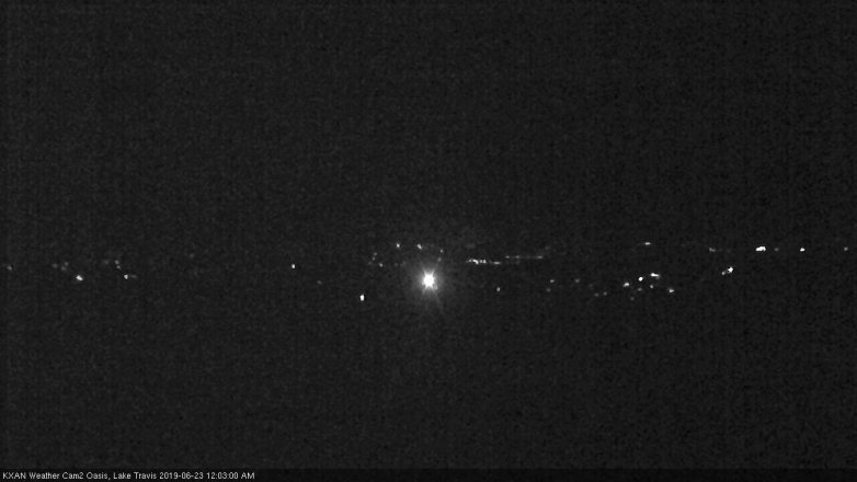 Lake Travis webcam, June 22, 2019 11:05 PM CT