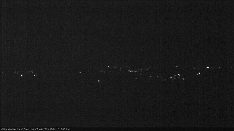 Lake Travis webcam, June 22, 2019 11:20 PM CT