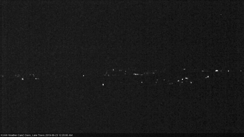 Lake Travis webcam, June 22, 2019 11:30 PM CT