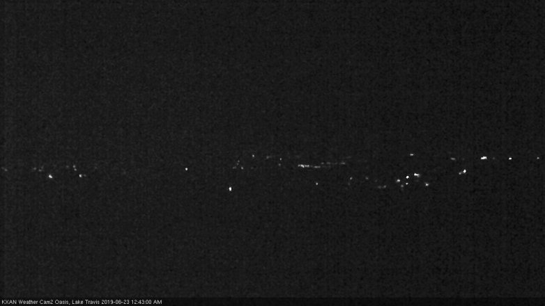 Lake Travis webcam, June 22, 2019 11:45 PM CT