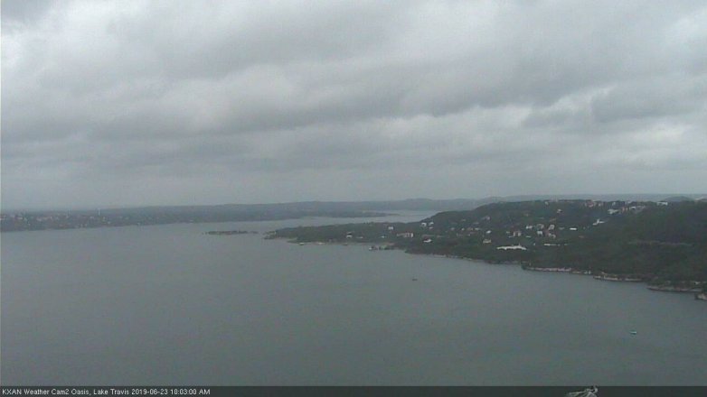 Lake Travis webcam, June 23, 2019 9:05 AM CT