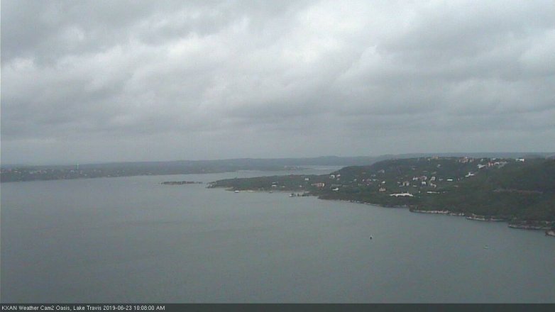 Lake Travis webcam, June 23, 2019 9:10 AM CT