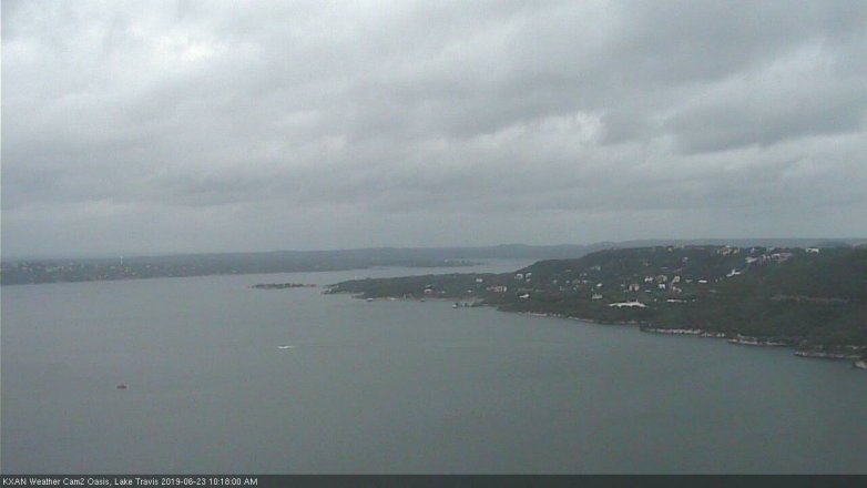 Lake Travis webcam, June 23, 2019 9:20 AM CT