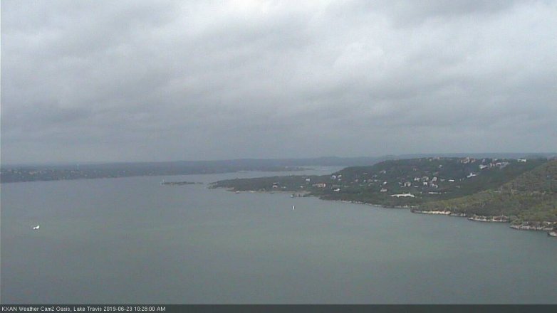 Lake Travis webcam, June 23, 2019 9:30 AM CT