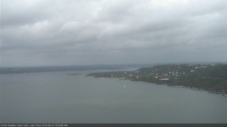 Lake Travis webcam, June 23, 2019 9:35 AM CT