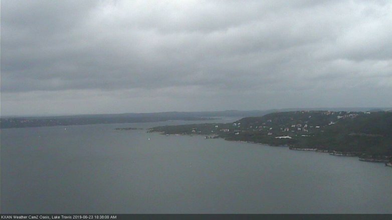 Lake Travis webcam, June 23, 2019 9:40 AM CT