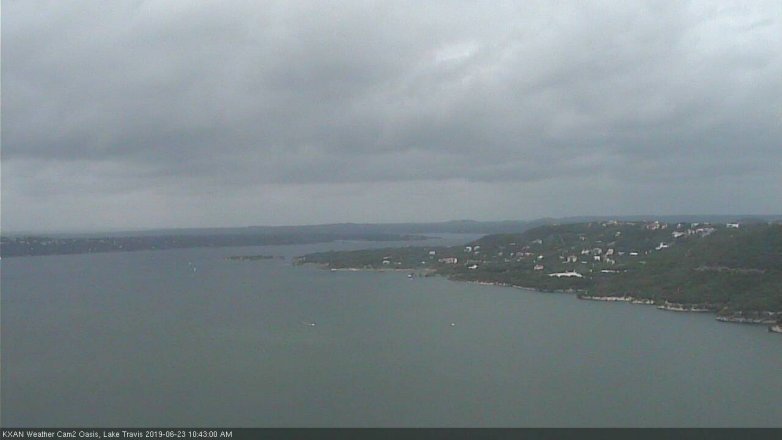 Lake Travis webcam, June 23, 2019 9:45 AM CT