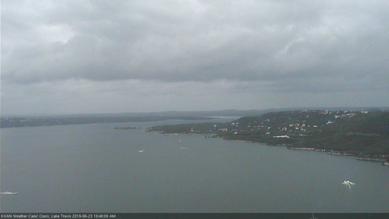 Lake Travis webcam, June 23, 2019 9:50 AM CT
