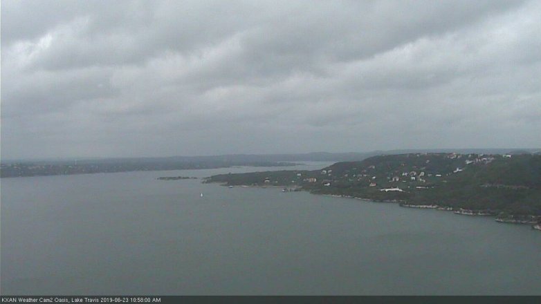 Lake Travis webcam, June 23, 2019 10:00 AM CT