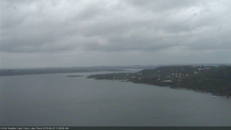 Lake Travis webcam, June 23, 2019 10:10 AM CT