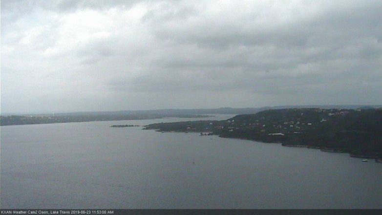 Lake Travis webcam, June 23, 2019 10:55 AM CT
