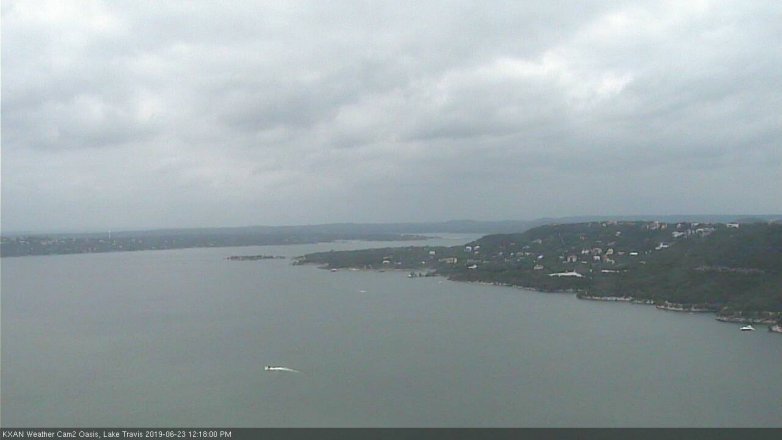 Lake Travis webcam, June 23, 2019 11:20 AM CT