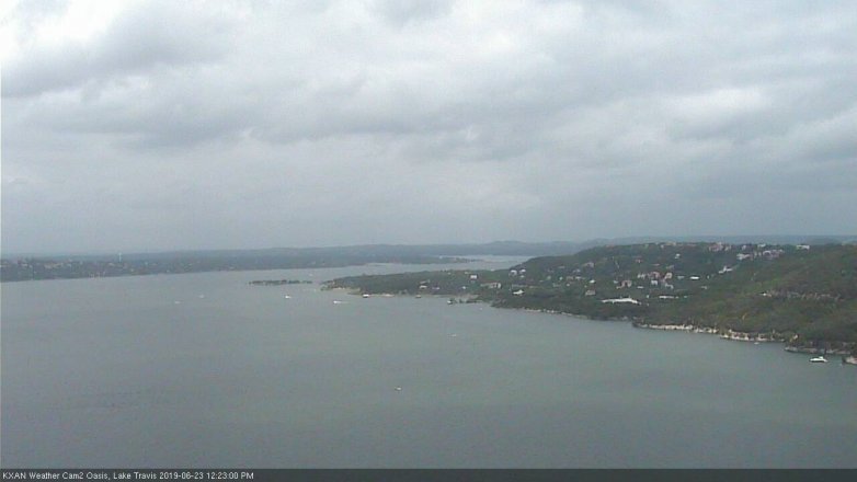 Lake Travis webcam, June 23, 2019 11:25 AM CT