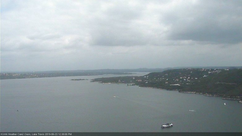 Lake Travis webcam, June 23, 2019 11:40 AM CT