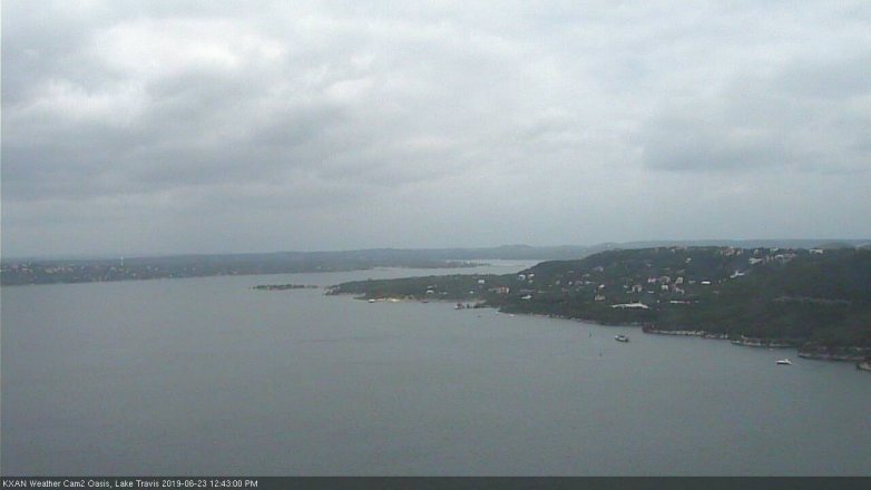 Lake Travis webcam, June 23, 2019 11:45 AM CT