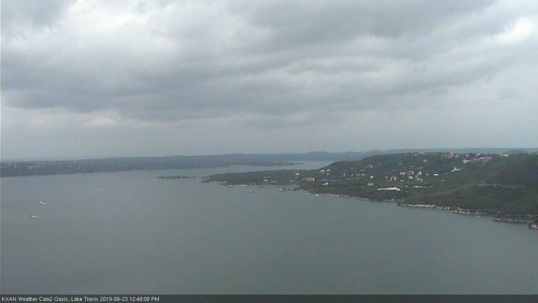 Lake Travis webcam, June 23, 2019 11:50 AM CT