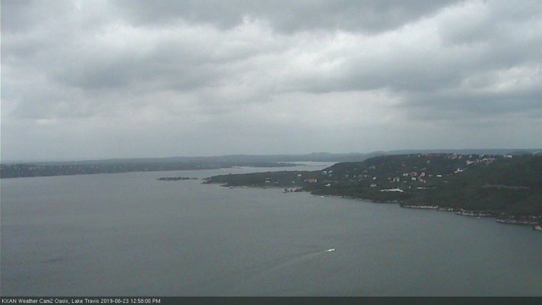 Lake Travis webcam, June 23, 2019 12:00 PM CT